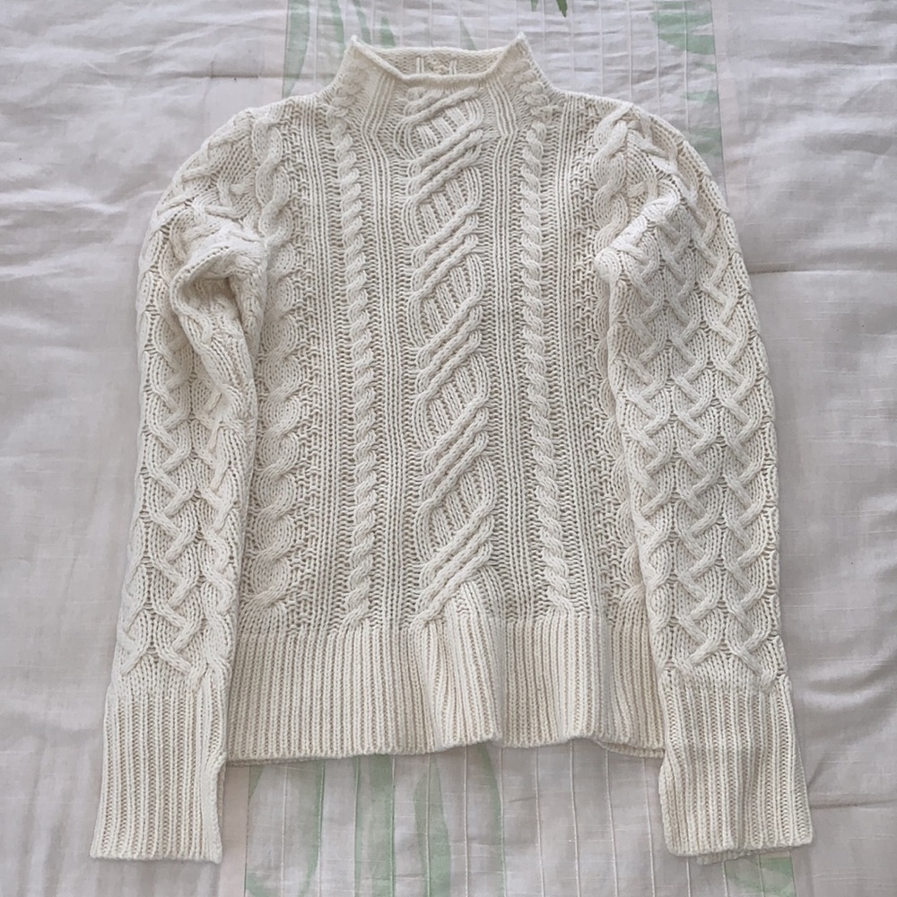 NEW BR Mock Neck Sweater, XS